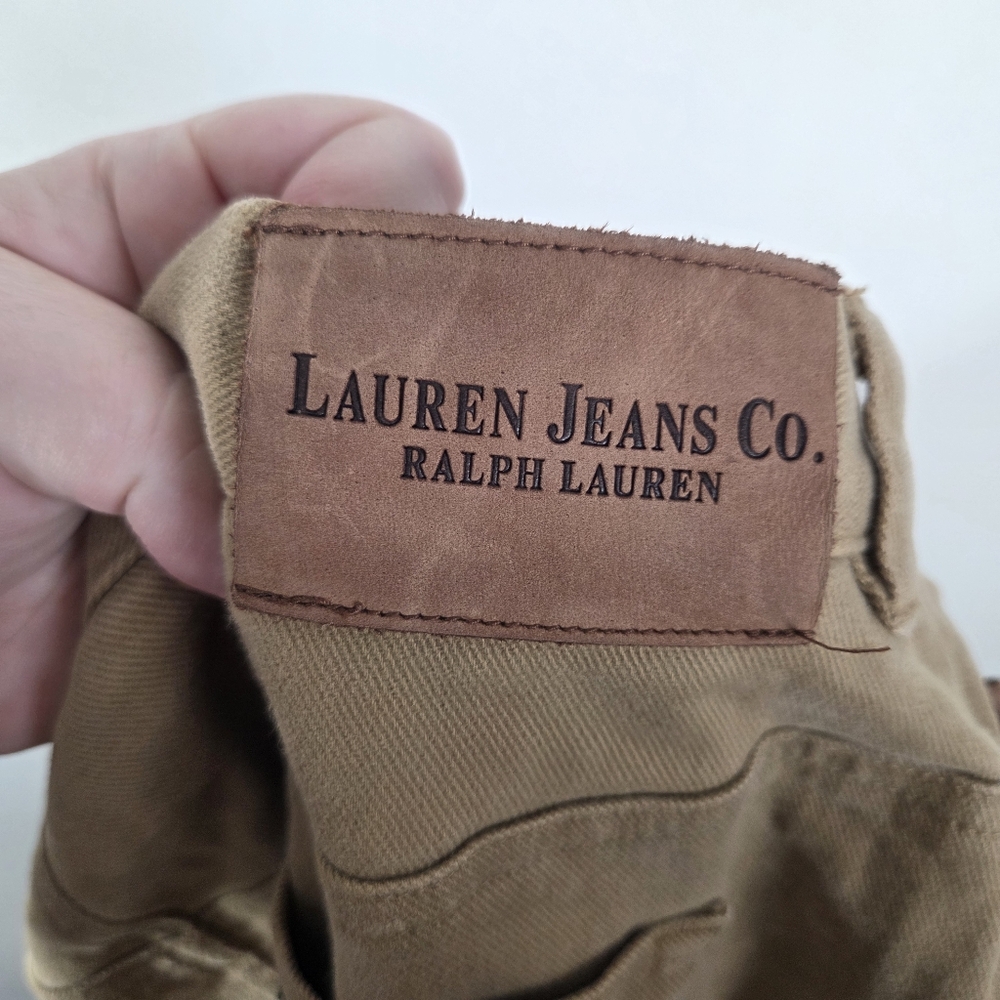 Ralph Lauren Tan Twill Fabric